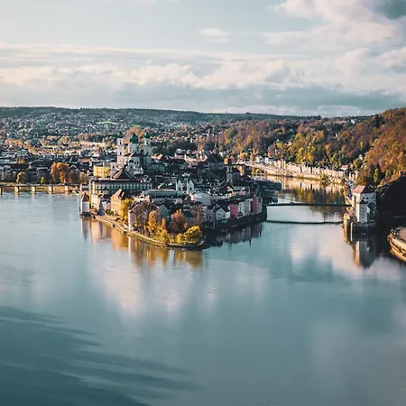 A - Parken, Stilvoll, Modern & Cozy Im Zentrum Von Appartement Passau